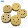 Gold Paper Back Sandpaper Disc Customized Inch Hole